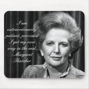 Buitengewoon geduldig - Mrs Thatcher Muismat