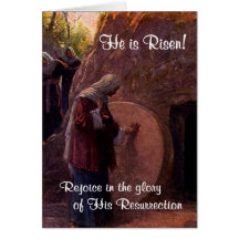 Buitengewoon Mary Magdalene bij Jezus Lege Tomb