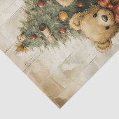 Buitengewoon Schattige kerstteddyberen Tissuepapier (Detail)