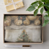 Buitengewoon Schattige kerstteddyberen Tissuepapier (Geschenk)