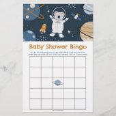 Buitengrens Baby shower Bingo Game (Voorkant)