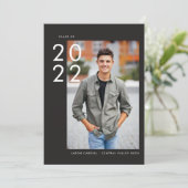 Buitenkant | Donker | Foto-Afstuderen Kaart (Staand voorkant)