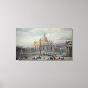 Buitenkant van St. Peter Canvas Afdruk