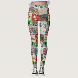 Buitenkunstenaar leggings