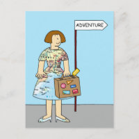 buitenlandse avontuurlijke reis voor haar