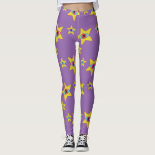 Buitenlandse Sterren All Sterren Ogen Ruimte Prins Leggings