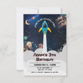 Buitenruimte 1e verjaardag uitnodiging (Voorkant)