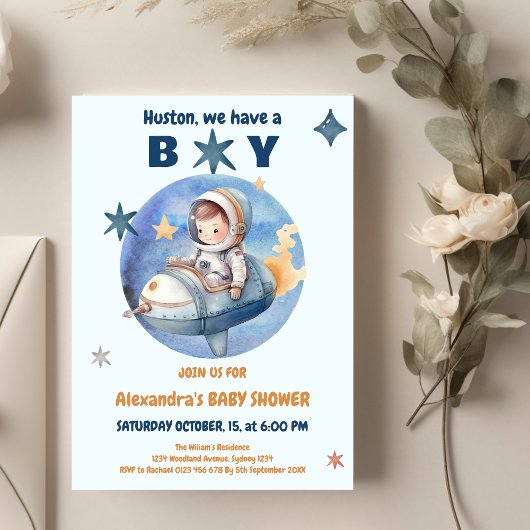 Buitenruimte Baby Jongen Douche Kaart