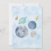 Buitenruimte eerste verjaardag kaart (Achterkant)