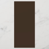 Buitenruimte Galaxy Bruiloft Menu (Achterkant)