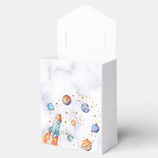 Buitenruimte Galaxy Planeten Zonnestelsel Verjaard Bedankdoosjes (Geopend)