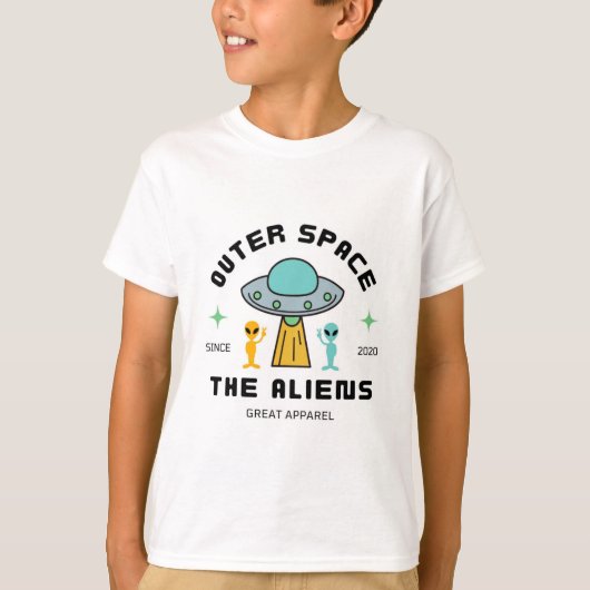 Buitenruimte: Het Aliens T-shirt (Voorkant)