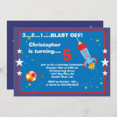 Buitenruimte Kinderen Verjaardag Uitnodiging (Voorkant / Achterkant)