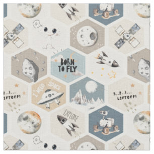Buitenruimte Kosmische babyspeelkleed Stof