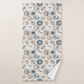 Buitenruimte Kosmische kinderkamer kids baby jonge Badhanddoek