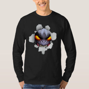 Buitenruimte Mars Schurk Alien Gescheurde Stof MAR T-shirt