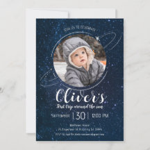 Buitenruimte Planeten 1e verjaardag Blast off