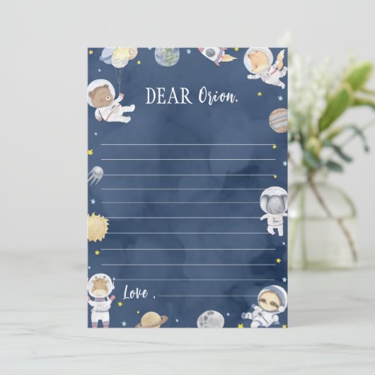 Buitenruimte Safari Time Capsule Opmerking Bericht Bedankkaart (Staand voorkant)