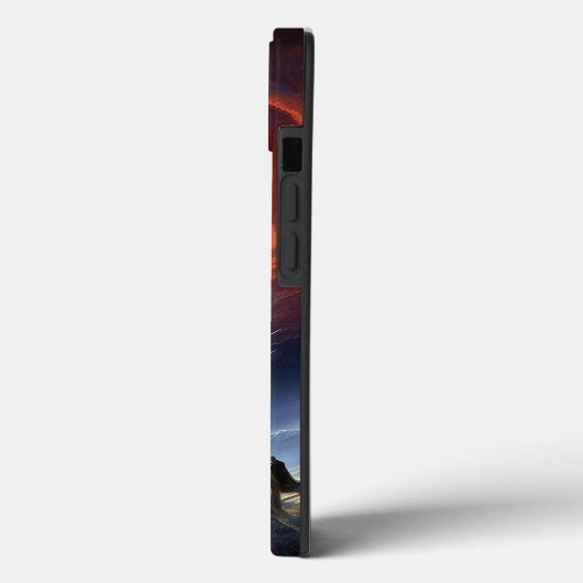 Buitenruimte Sci Fi Landschapskunst Case-Mate iPhone Case (Achterkant / Links)