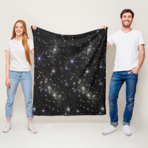 Buitenruimte sterren sterrenstelsels zonnestelsel fleece deken