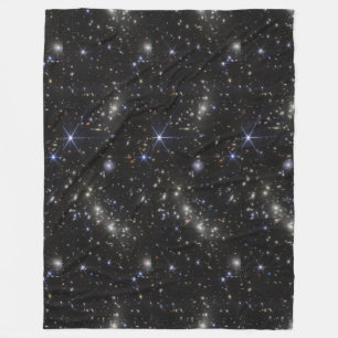 Buitenruimte sterren sterrenstelsels zonnestelsel fleece deken