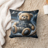 buitenruimte teddybeer astronaut kussen (Deken)