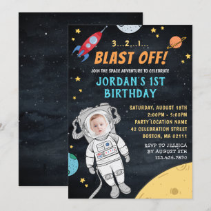 Buitenruimte voor astronaut-raketten   Foto 1st Bi Kaart