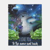 Buitenruimteas Fleece Deken (Voorkant)