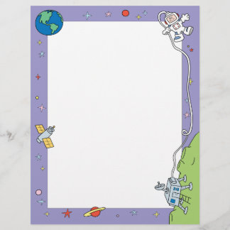 Buitenruimteastronaut Letterhead