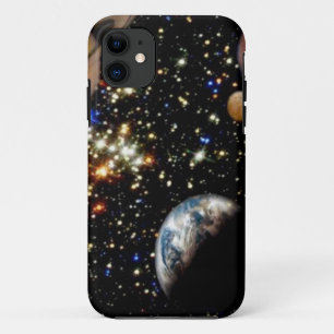 Buitenruimteplaneten sterrenstelsel iPhone 5 iPhone 11 Hoesje