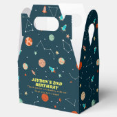 Buitenruimteraketten van afgelopen zaterdag Dank u Bedankdoosjes (Geopend)