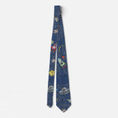 Buitenruimtetoestel en ruimtevaart stropdas (Achterkant)