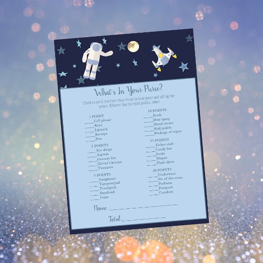 Buitenruimtetoestel Wat zit er in je paarse spel Kaart