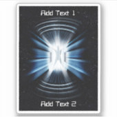 Buitenruimtetransport Sticker (Voorkant)