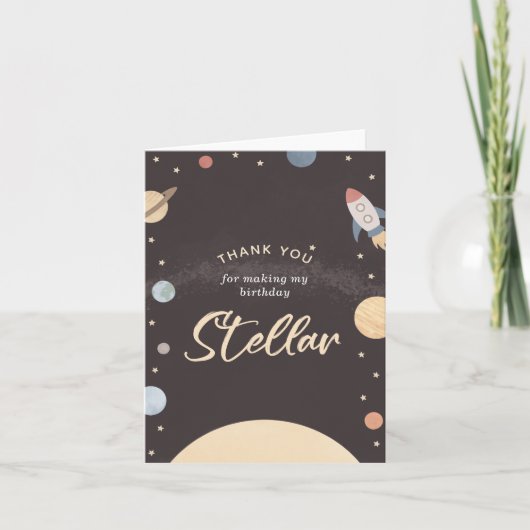 Buitenruimtevaartdag Bedankkaart (Voorkant)
