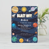 Buitenruimtevaartdag Kaart (Staand voorkant)