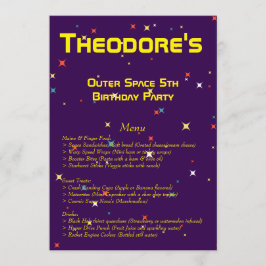 Buitenruimtevaartdag Menu