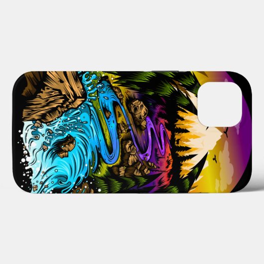 Buitenscène Case-Mate iPhone Case (Achterkant (horizontaal))