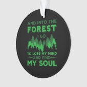 Buitenshuis - In het bos ga ik Ornament (voorkant)
