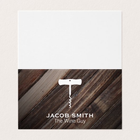 buitenshuis | Wijn Visitekaartjes (Buitenkant ongevouwen)