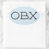 Buitenste banken Sticker 3 (Tas)