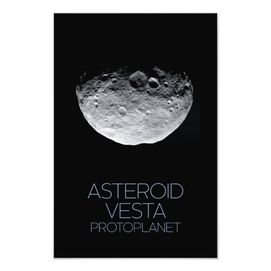 Buitenste Ruimte, Zonnestelsel, Asteroïdengordel,  Foto Afdruk (Voorkant)