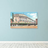Buitenste Uitzicht van het Eastman Theater & Schoo Canvas Afdruk (Insitu (Houten vloer))
