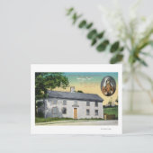 Buitenste Uitzicht van Moll Pitchers Birthplace Briefkaart (Staand voorkant)