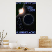 Buitenste wilde dieren Quantum Moon Revel Poster (Keuken)