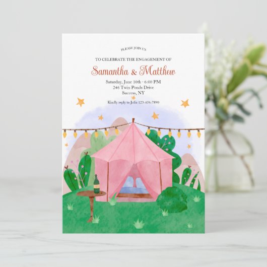 Buitentent Kaart (Staand voorkant)