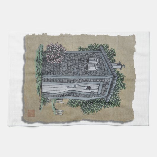 buitentoren theedoek (Horizontaal)