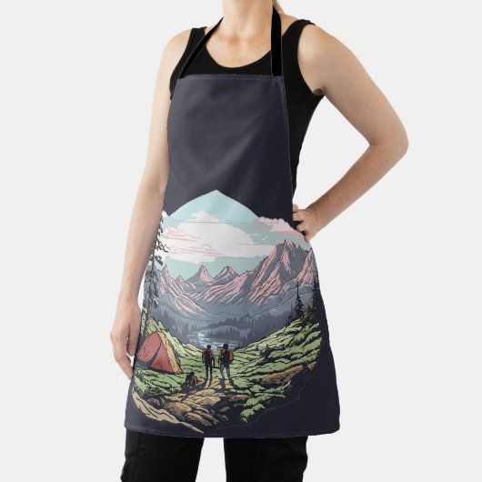 Buitenuniek, retro/ grafisch schort (Insitu)