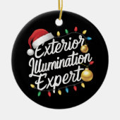 Buitenverlichting expert kerstlicht decor keramisch ornament (Voorkant)