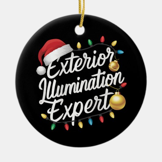 Buitenverlichting expert kerstlicht decor keramisch ornament (Voorkant)
